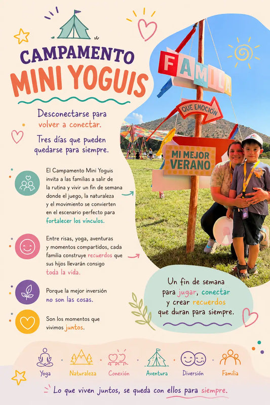 Cupo Adulto - Sector A - Pieza Compartida en Campamento Mini Yoguis 2027